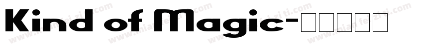 Kind of Magic字体转换
